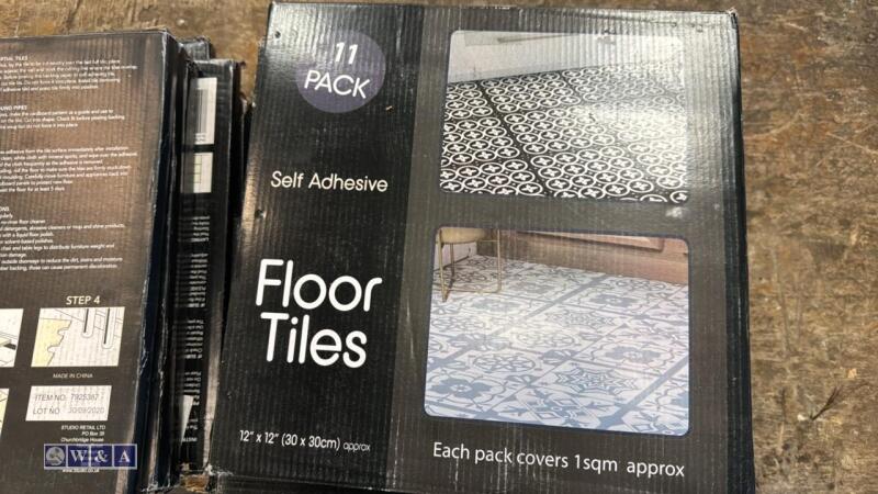 Quantity of floor tiles