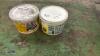 2 x tubs of masonry paint