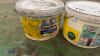 2 x tubs of masonry paint - 2