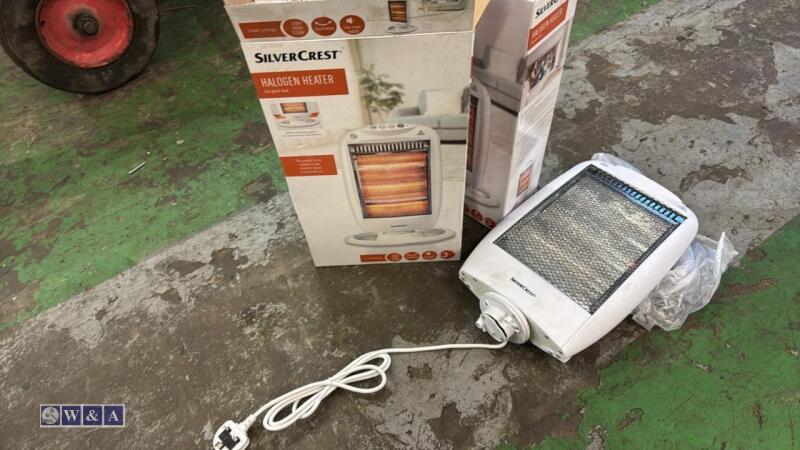 2 x SILVERCREST halogen heaters