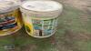 2 x tubs of masonry paint - 3