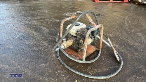 Petrol poker drive unit c/w hose