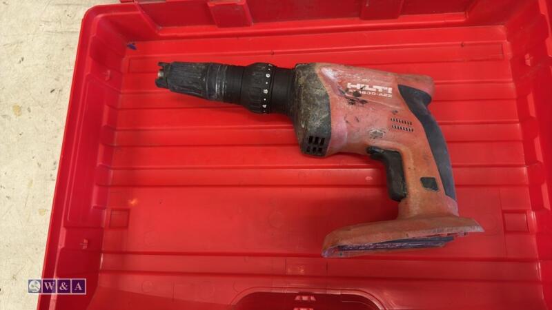 HILTI ST1800-A22 cordless tek gun c/w case