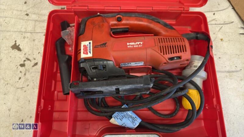 HILTI WSJ 850-ET 110v jigsaw c/w case