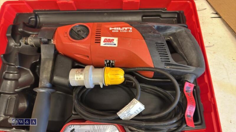 HILTI DD110 110v core drill c/w case