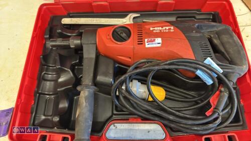 HILTI DD110 110v core drill c/w case