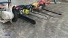 Pallet containing 2 x petrol hedge trimmers, 2 x petrol chainsaws, STIHL petrol stone saw & strimmer - 5