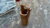 Polished wooden bucket c/w handle - 3