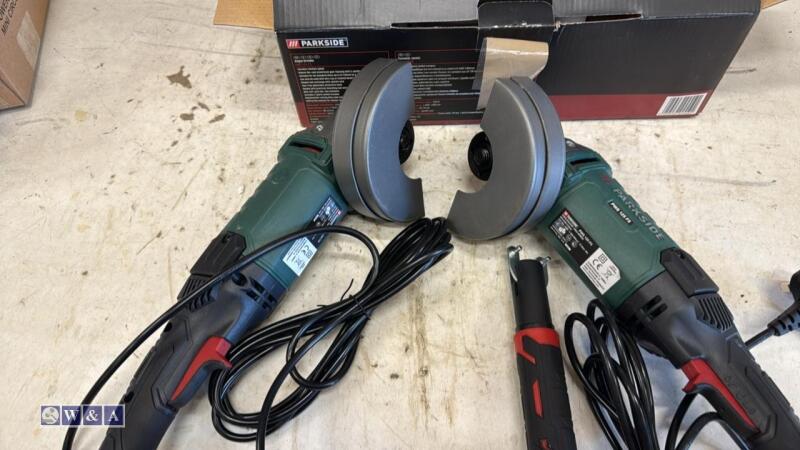 2 x PARKSIDE 240v angle grinders