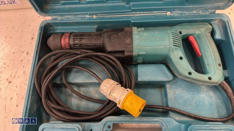 MAKITA HK0500 110v drill breaker c/w case