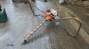 STIHL petrol 2-man post hole borer c/w auger