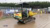 YANMAR C30 3t rubber tracked swivel skip dumper