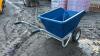 RANCHER 250ltr tipping wheel barrow (blue) - 3