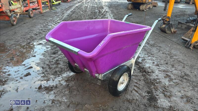 RANCHER 250ltr tipping wheelbarrow (purple)