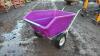 RANCHER 250ltr tipping wheelbarrow (purple)