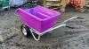 RANCHER 250ltr tipping wheelbarrow (purple) - 2