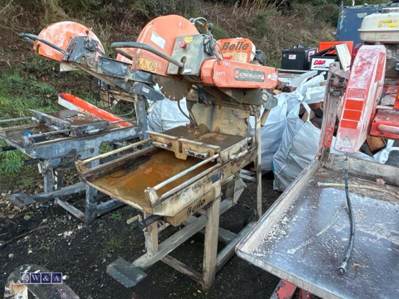 2019 BELLE ALTRAD petrol driven table stone saw