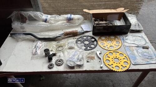 Various motorbike parts (suit Husqvarna 50-65cc motorcross bike)