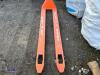 2t long tine manual pallet truck - 2