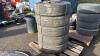 4 x wheels & tyres (215/75R17.5) - 2