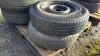 2 x wheels & tyres (175R14C) - 2