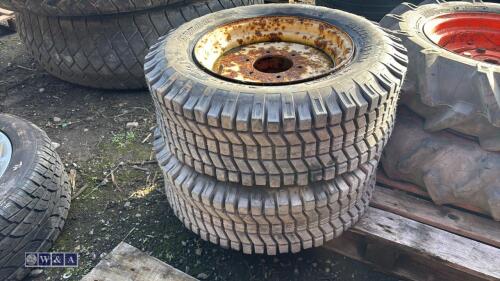 2 x wheels & tyres (240/70-15)