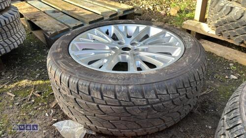 Alloy wheel & tyre (to suit Land Rover Range Rover) (255/50ZR20)