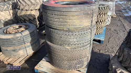 4 x tyres (385/55 R22.5)