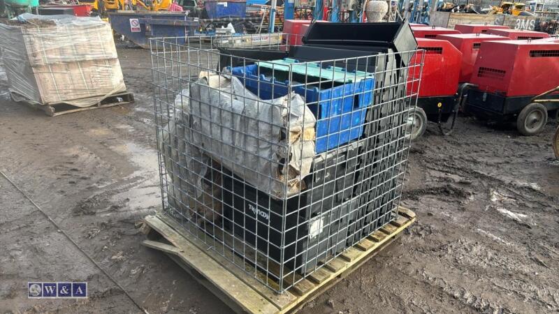 Crate of plant boxes