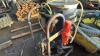 GUYSON G150 sand blast pot & tub of hoses etc - 5