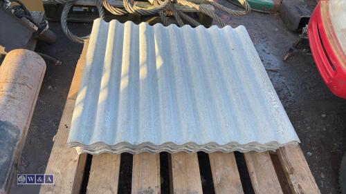 Quantity of fibre cement roof sheets (approx 27 x 31'')