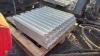 Quantity of fibre cement roof sheets (approx 27 x 31'') - 4