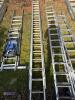 Aluminium double extension ladder - 4