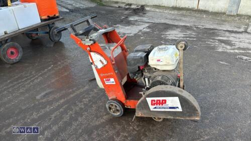 HUSQVARNA FS400 petrol road saw c/w dust suppression bottle