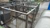 4 x steel mesh wheeled crates - 2