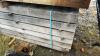 Quantity of oak beams (approx 13ft long x 8'' x 4'') - 2