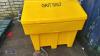 Grit bin c/w 2 x bags of salt (unused) - 2