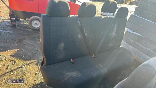 Rear benchseat for crew cab