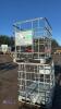 2 x caged stillages (suitable for logs) - 4