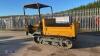 YANMAR C30 rubber tracked straight skip dumper - 3