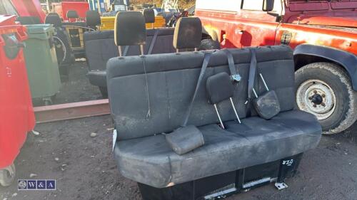 3- seater rear bench seats