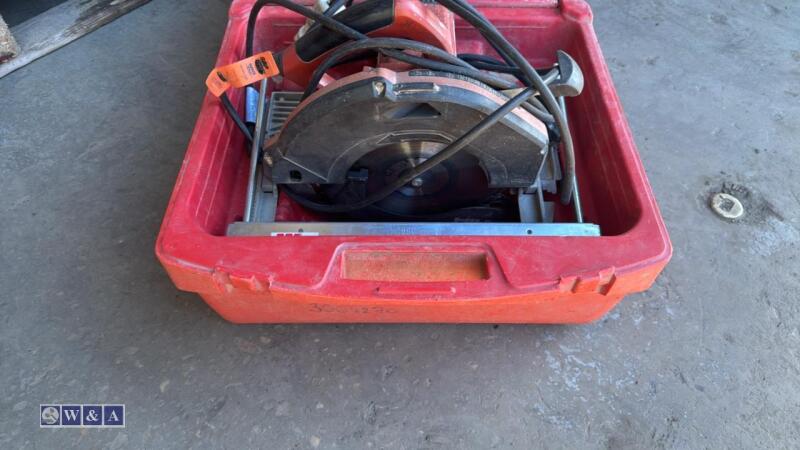 HILTI WSC85 110v circular saw c/w case