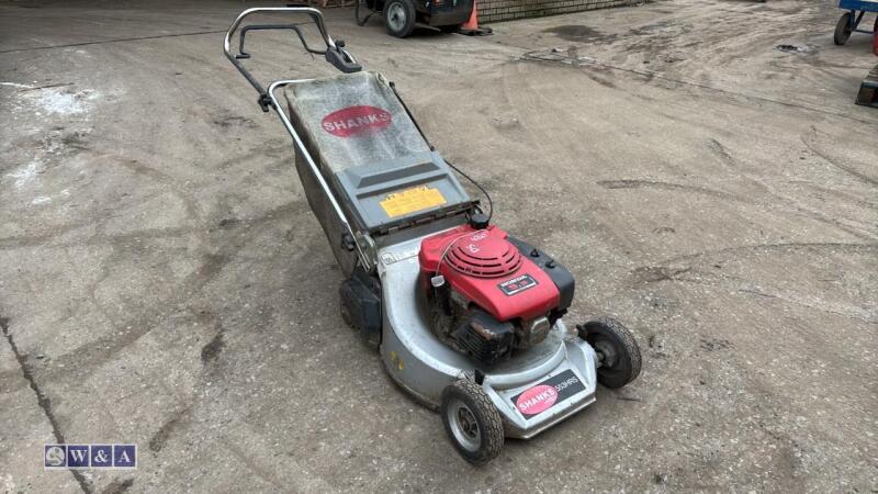 SHANKS 553 HRS rotary mower c/w collection box