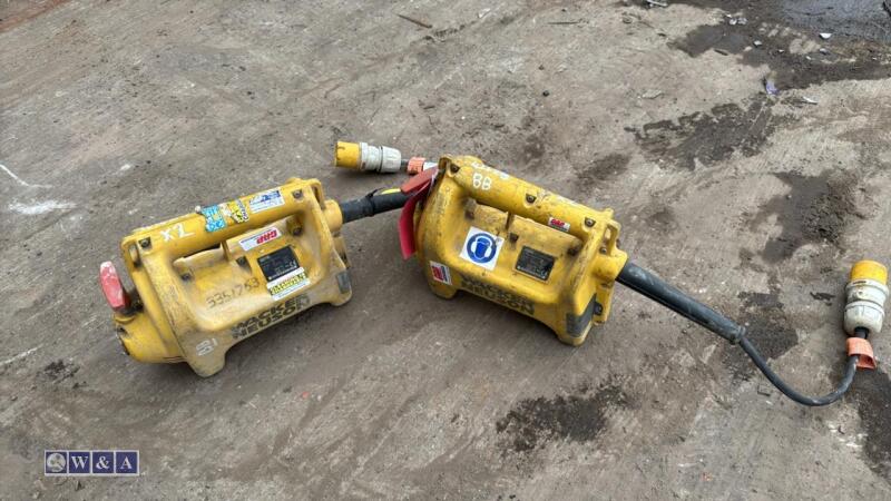 2 x WACKER NEUSON 110v power drive units