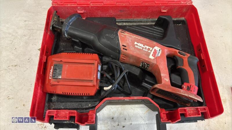 HILTI WSR22A reciprocating saw c/w case