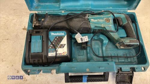 MAKITA cordless reciprocating saw c/w case