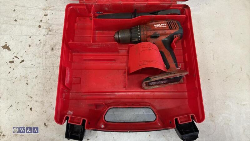 HILTI SF6H-A22 cordless drill c/w case