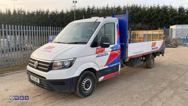 2019 VOLKSWAGEN crafter pickup c/w tail lift (SC19 LNO)