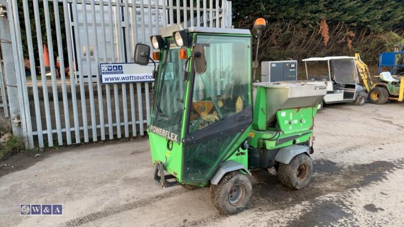 2012 NILFISK EGHOLM PARK RANGER 2150 diesel 4wd utility vehicle c/w mounted gritting body & sprayer