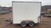 8 x 5 twin axle box trailer c/w rear loading door - 2